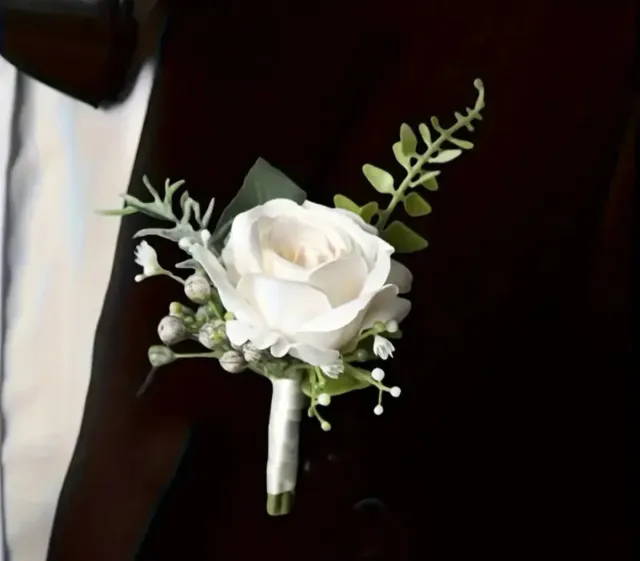 Flor de solapa para hombre