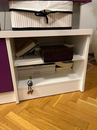 Mueble TV Morado y Blanco
