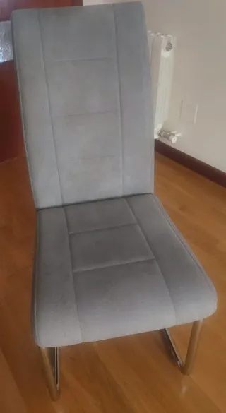 Juego de 4 Sillas Comedor Tapizadas