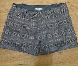 Pantalón corto mujer cuadros