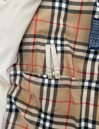 Gabardina trench Burberrys Beige Forro Clásico