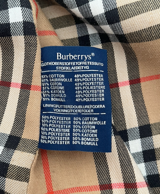 Gabardina trench Burberrys Beige Forro Clásico