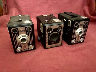 Câmaras Fotográficas tipo “caixote” Kodak e Bilora