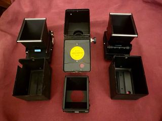 Câmaras Fotográficas tipo “caixote” Kodak e Bilora