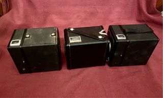 Câmaras Fotográficas tipo “caixote” Kodak e Bilora