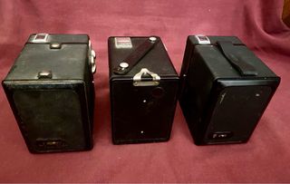 Câmaras Fotográficas tipo “caixote” Kodak e Bilora