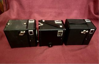 Câmaras Fotográficas tipo “caixote” Kodak e Bilora