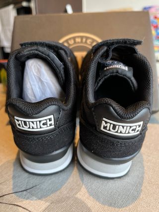 Sapatilhas Munich Criança Pretas