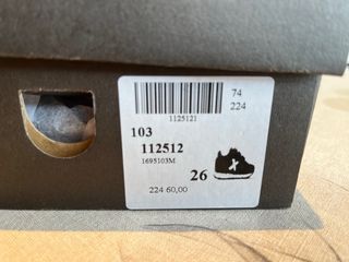 Sapatilhas Munich Criança Pretas