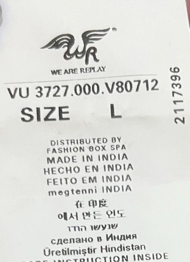 Cazadora Replay in pelle marrone vintage