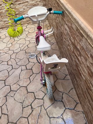 Bicicleta infantil Minnie Mouse rosa