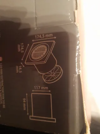 Extractor de baño Equation 120mm