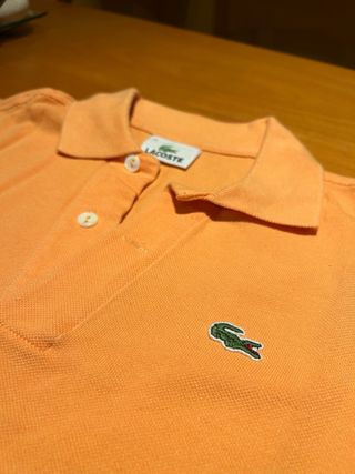 Polo Lacoste Naranja Talla M