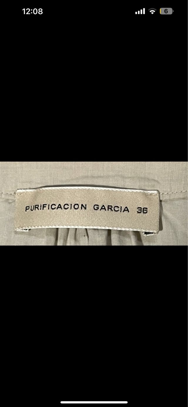 Set Purificación García con blusa e pantaloni