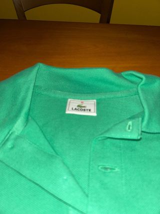 Polo Lacoste Verde Talla M