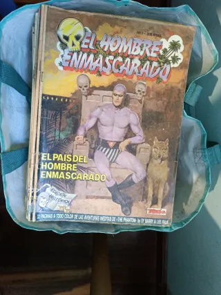 Recopilación de 34 cómics de El Hombre enmascarado