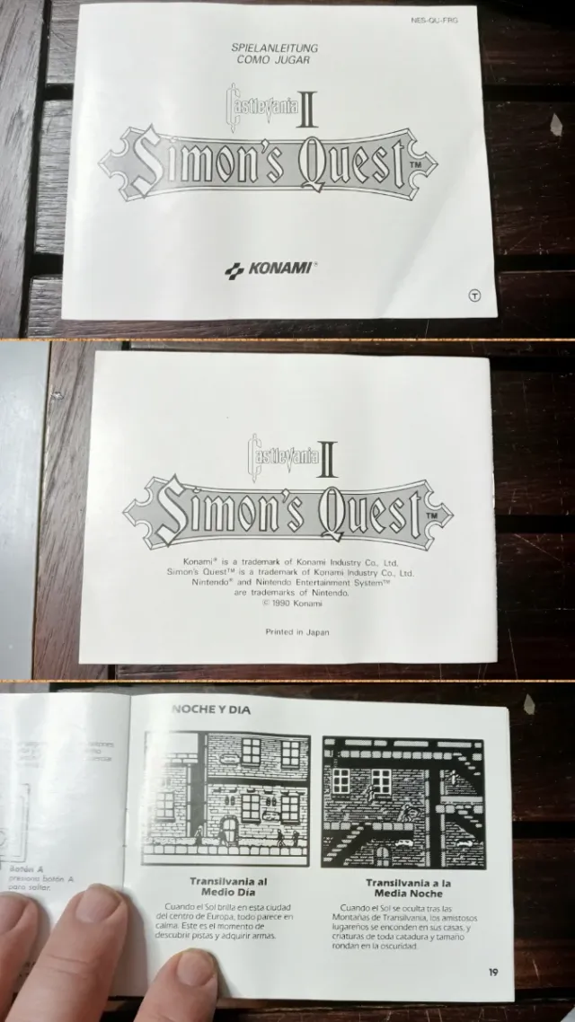 Castlevania II Simon's Quest PAL B Nintendo NES