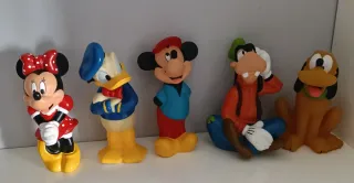 Figuras Disney: Mickey, Minnie,Donald,Goofy, Pluto