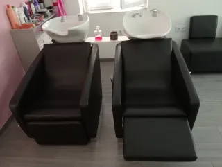 Peluquería completa: 3 sillones y 3 espejos sillon