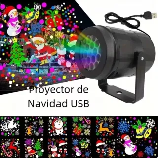 ✅️PROYECTOR NIEVE NAVIDAD