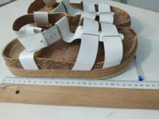 Sandalias blancas Talla 39