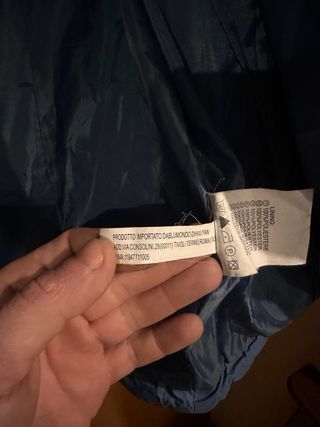 Giacca donna blu e grigia come nuova