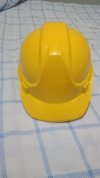 Casco anti-infortunistica giallo