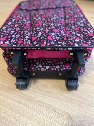 Maleta de viaje pequeña con estampado