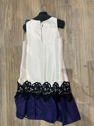 Max Mara Vestito Beige e Viola