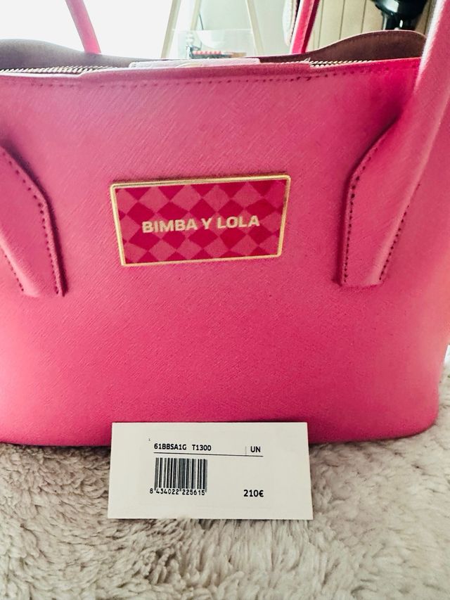 Bolso Bimba y Lola Piel Rosa