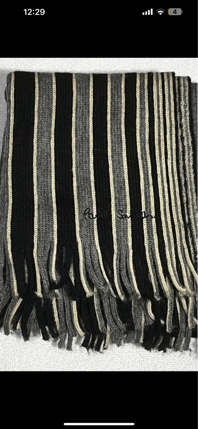 Sciarpa in lana vergine vintage Paul Smith