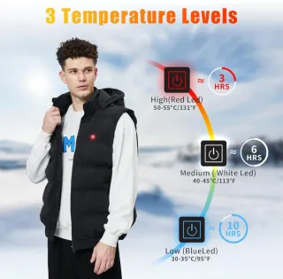 Chaleco Térmico Eléctrico Unisex L