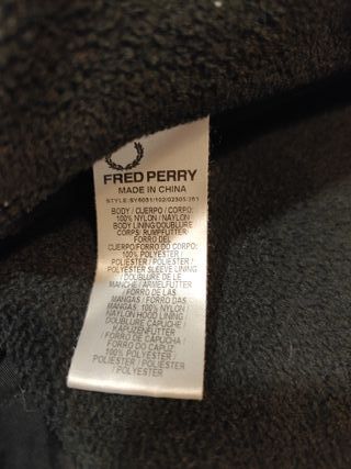 Chaqueta Fred Perry - Talla S