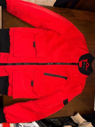 Chaqueta Bomber Roja Talla XL