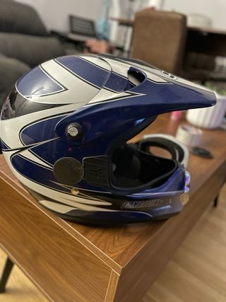 Casco y Gafas Motocross talla L