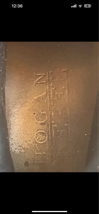 Zapatillas Hogan altas mujer piel negras y platead