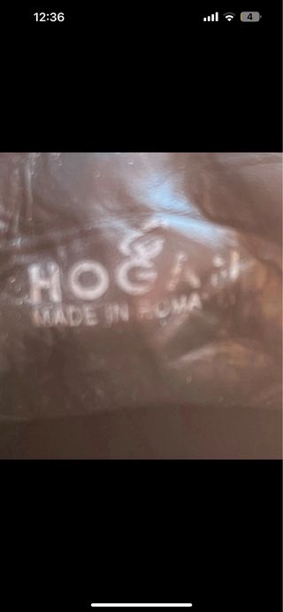 Zapatillas Hogan altas mujer piel negras y platead