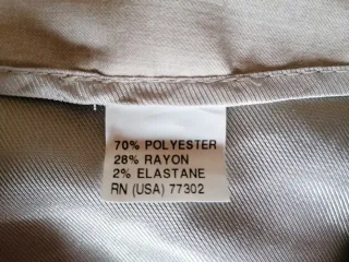 Pantalón vestir mujer beige T.38 Nuevo