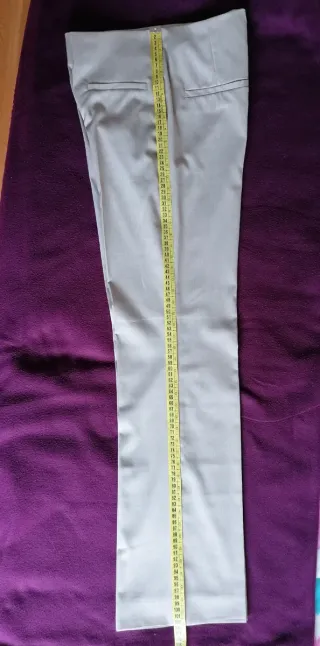 Pantalón vestir mujer beige T.38 Nuevo