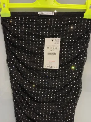 Falda Zara tul y strass Talla M