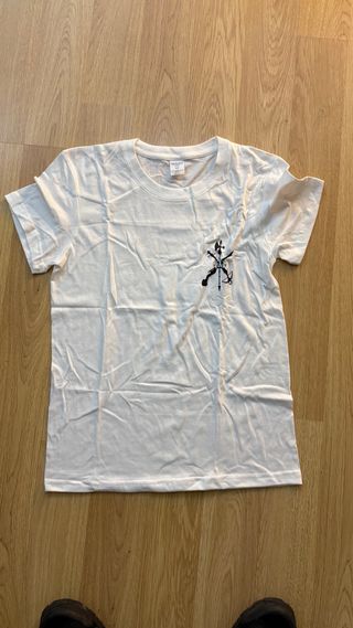 Camisa blanca con estampado