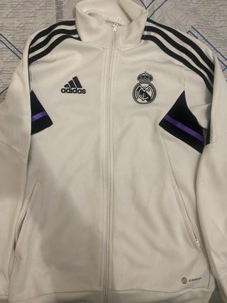 Chándal Real Madrid Adidas Blanco y Morado