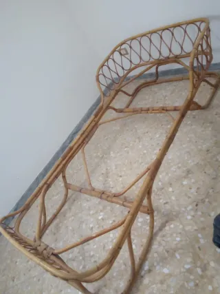 Letto/dormouse antico in bambù