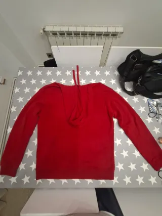 Sudadera Hollister Roja Talla L