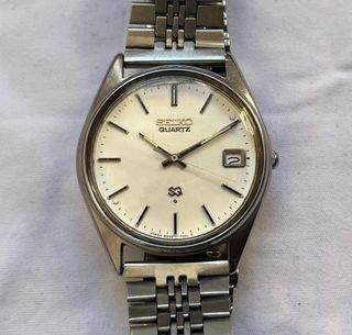 Reloj Seiko Quartz SQ Plata/Blanco