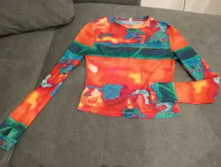 Camiseta de malla transparente