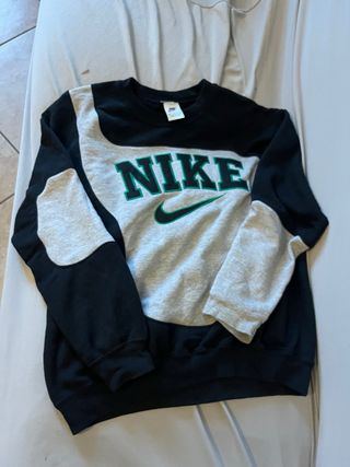 Felpa Nike Vintage Nera e Grigia