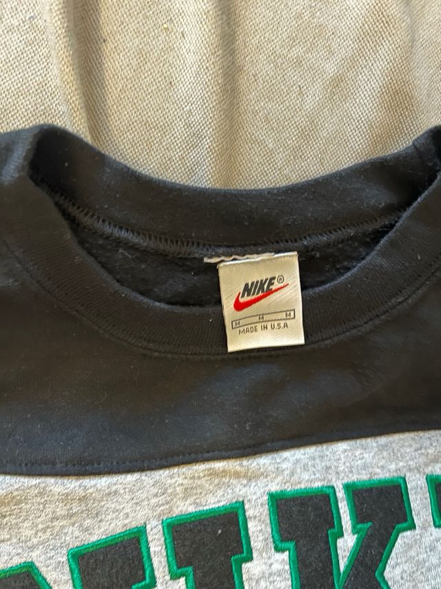 Felpa Nike Vintage Nera e Grigia