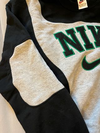 Felpa Nike Vintage Nera e Grigia