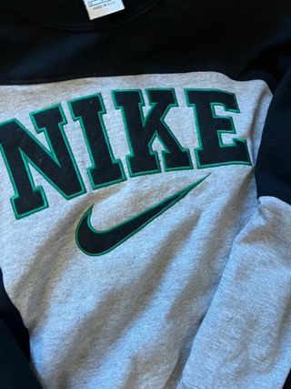 Felpa Nike Vintage Nera e Grigia